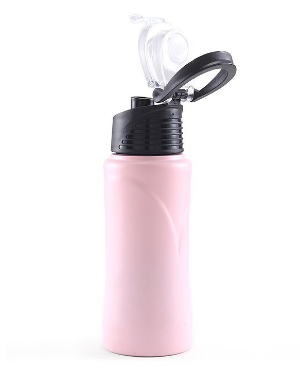 Babyhug Steel Sipper With Flip Cap Pink -  500 ml