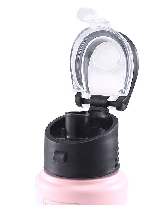 Babyhug Steel Sipper With Flip Cap Pink -  500 ml