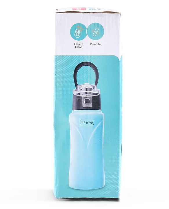 Babyhug Steel Sipper With Flip Cap Pink -  500 ml