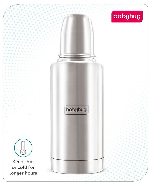 Babyhug Insulated Steel Feeding Bottle - 300 ml