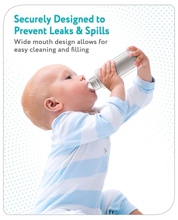 Babyhug Insulated Steel Feeding Bottle - 300 ml