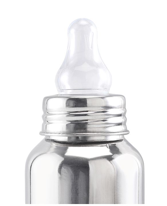 Babyhug Steel Feeding Bottle - 240 ml