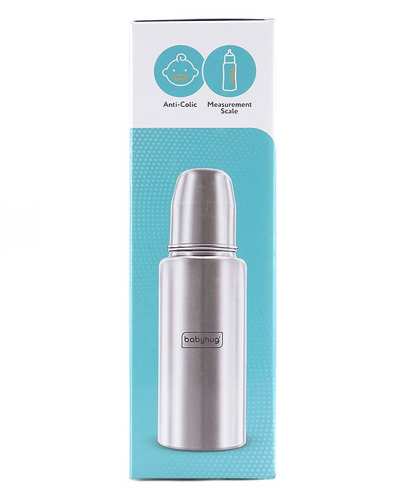 Babyhug Steel Feeding Bottle - 240 ml