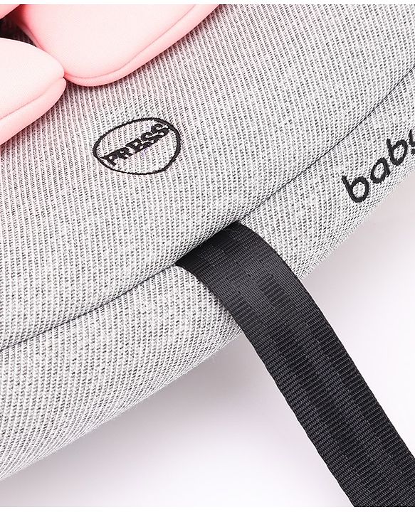 Babyhug Onyx Elite Car Seat cum Carry Cot with Rocking Base and aluminium handle - Grey & Green