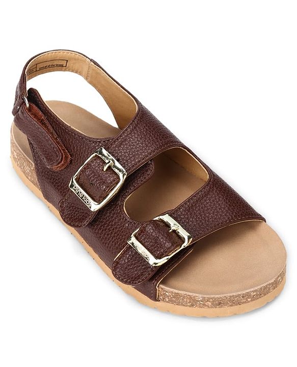 Pine Kids Open Toe Sandals - Black