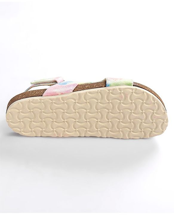 Pine Kids Velcro Closure Sandal Tie Dye Effect - Multicolour