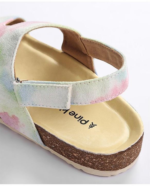 Pine Kids Velcro Closure Sandal Tie Dye Effect - Multicolour