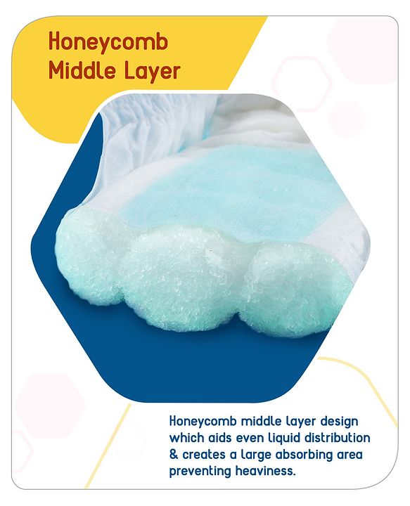 Babyhug Advanced Tape Style Diapers New Born Size - 10 Pieces