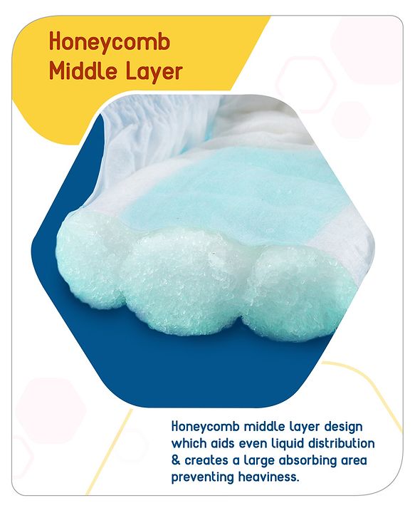 Babyhug Advanced Tape Style Diapers New Born Size - 10 Pieces