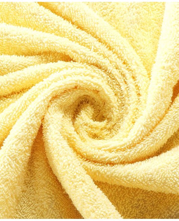 Babyhug  Woven Terry Hooded Towel with Applique L 76.2 x B 76.2 cm - Yellow