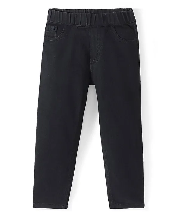 Kids Pull On Jeggings - Black