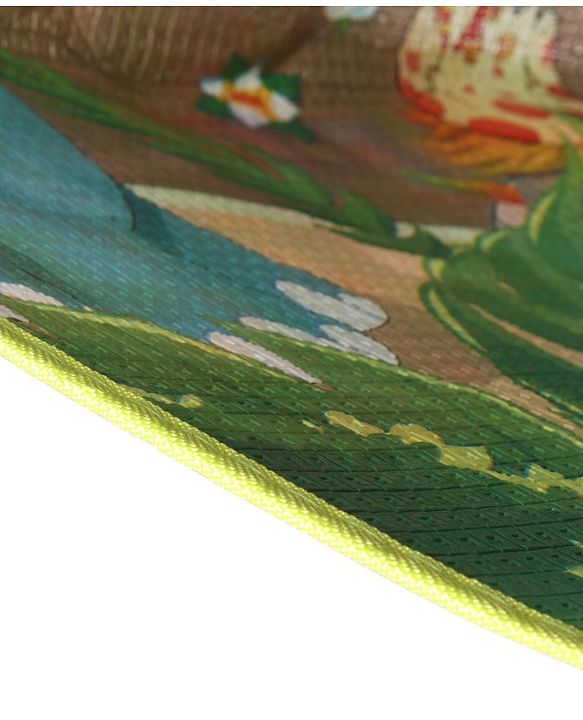 Babyhug Dinosaurs Printed Play Mat  - Yellow & Blue