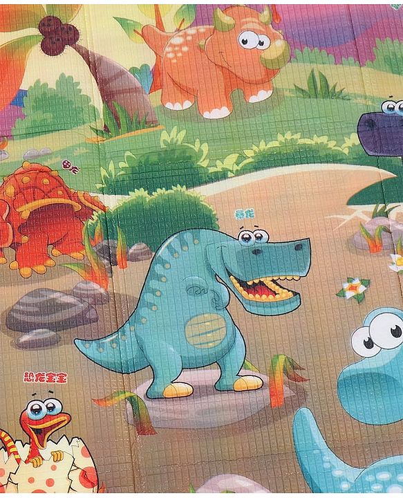 Babyhug Dinosaur Printed Play Mat - Multicolor