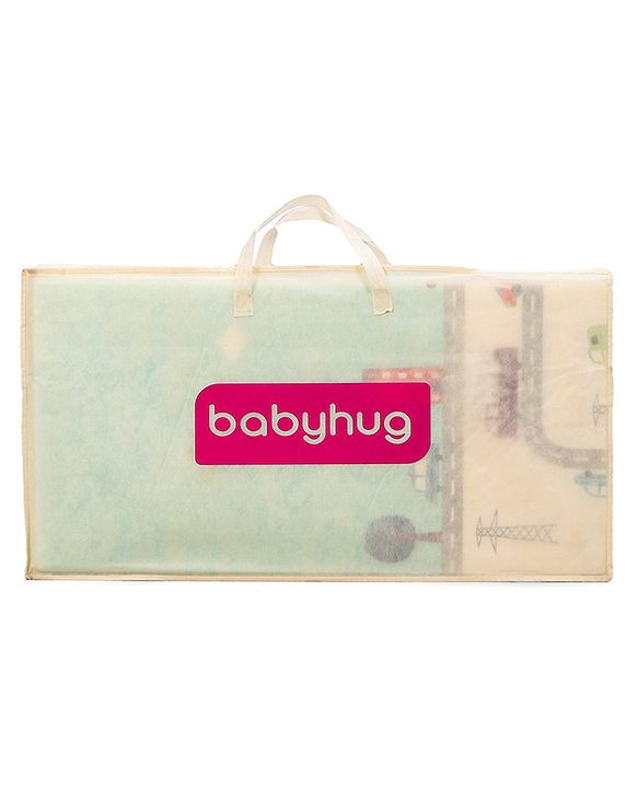 Babyhug XPE Waterproof Folding Mat With Bear Print - Orange