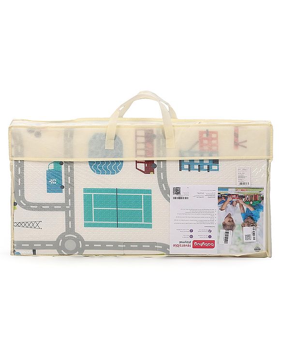 Babyhug XPE Waterproof Folding Mat With Bear Print - Orange