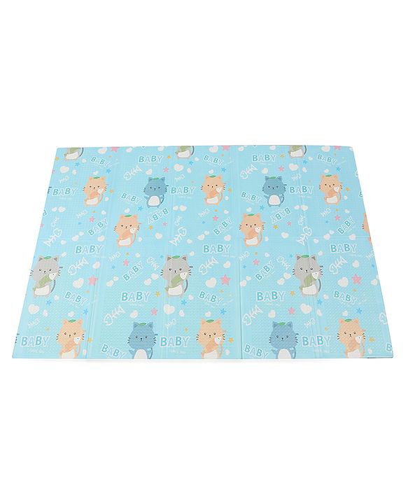Babyhug XPE Waterproof Folding Mat With Bear Print - Orange