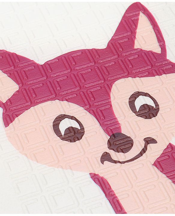 Babyhug XPE Waterproof Folding Mat With Bear Print - Orange