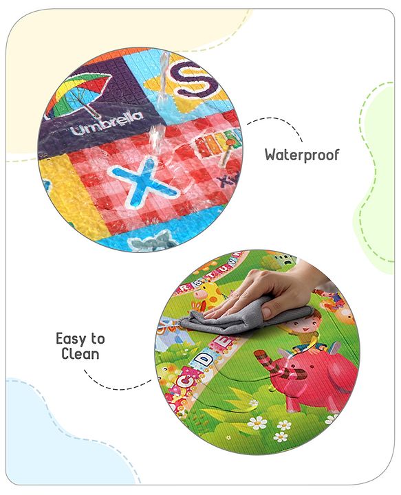 Babyhug  Octopus Printed Play Mat - Green & Blue