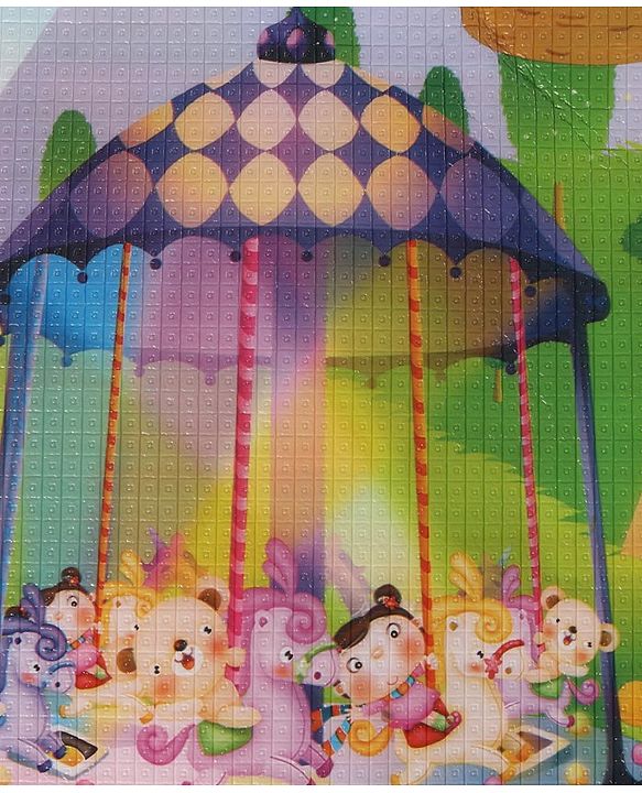 Babyhug  Octopus Printed Play Mat - Green & Blue