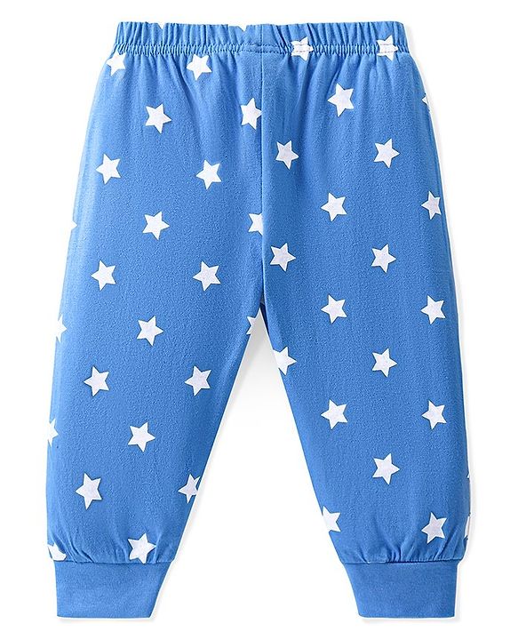 Babyhug Cotton Knit Full Sleeves Paw Patrol Print Night Suit - Green & Blue