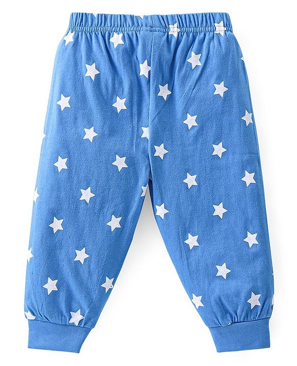 Babyhug Cotton Knit Full Sleeves Paw Patrol Print Night Suit - Green & Blue