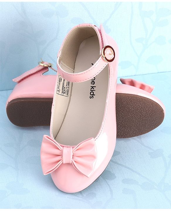 Pine Kids Party Wear Ballerina Bow Applique - Bronze