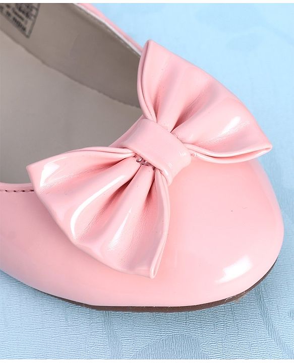 Pine Kids Party Wear Ballerina Bow Applique - Bronze