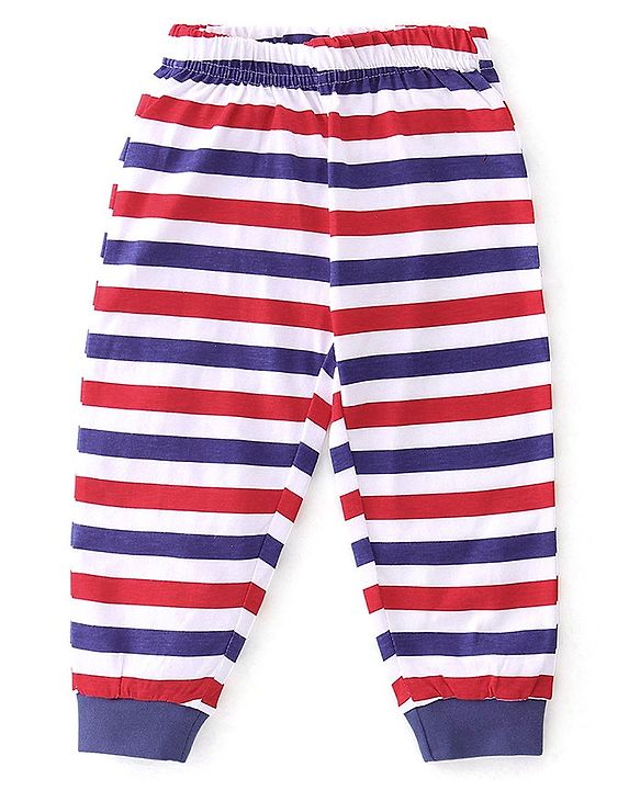 Babyhug Single Jersey Paw Patrol Full Sleeves Night Suit Marshall Printed - Red