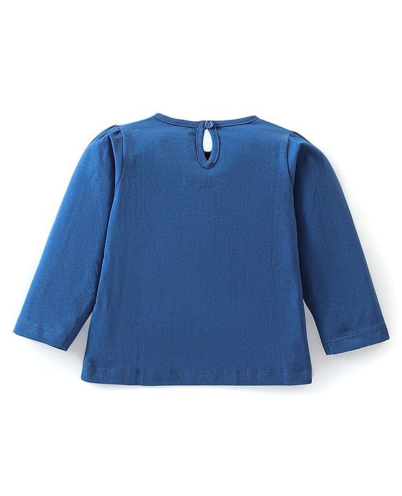 Babyhug Cotton Knit Full Sleeves Night Suit With Paw Patrol Print - Navy Blue