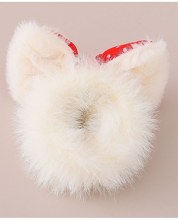 Babyhug Rubber Bands with Bow Appliques Pack of 6 -Red and White