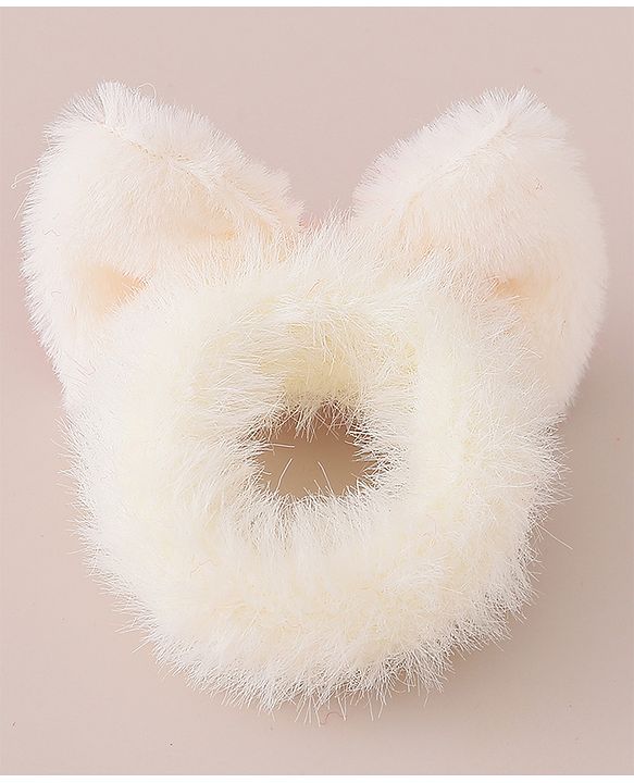 Babyhug Rubber Bands with Bow and Cherry Appliques Pack of 6 - Red and White