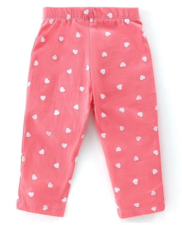 Babyhug Cotton Knit Full Sleeves Night Suit With Snoopy Print - Yellow & Pink