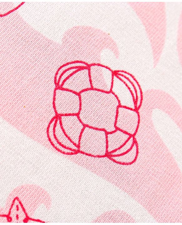 Babyhug 100% Cotton Knit Frill Sleeves Tops Boat Print Pack of 3 - Multicolour