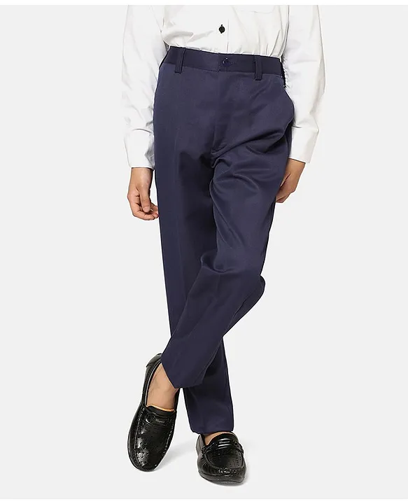Dan Trousers - Navy Blue - Recycled polyester - Sézane