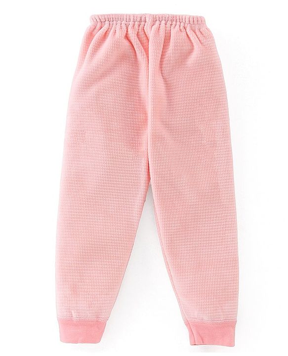 Babyhug Raglan Sleeves Winter Wear Suit With Bear Applique and Print - Peach