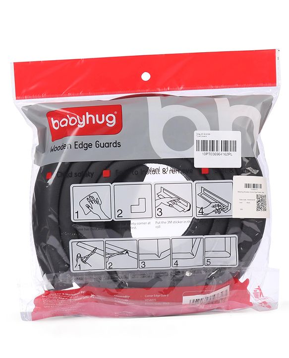 Babyhug Corner & Edge Guards- Brown