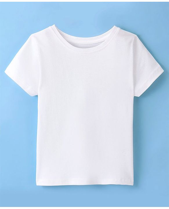 Pine Kids Cotton Beautiful Embellished Top with Half Sleeves Inner Tee - Pink & Snow White