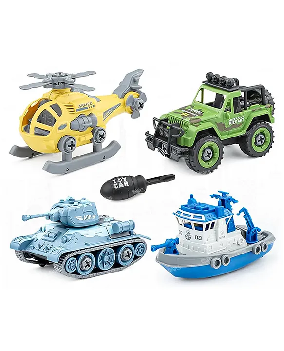 Take apart vehicle building best sale toy set