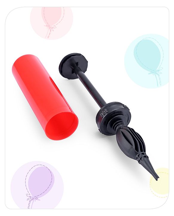 Babyhug Handheld Balloon Air Pump | Easy-to-Use Inflator for Birthdays, Weddings, Baby Showers & Special Events | Lightweight & Compact Design | Fast, Efficient Balloon Pumping | Colour May Vary