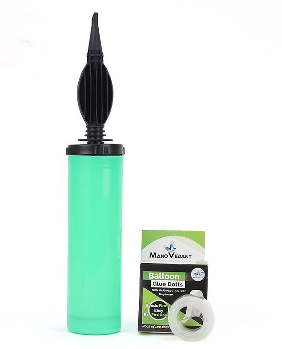 Babyhug Handheld Balloon Air Pump | Easy-to-Use Inflator for Birthdays, Weddings, Baby Showers & Special Events | Lightweight & Compact Design | Fast, Efficient Balloon Pumping | Colour May Vary