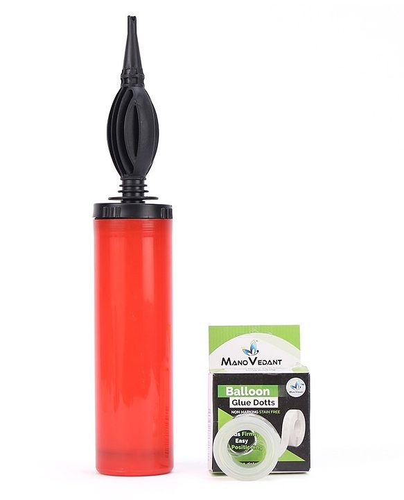 Babyhug Handheld Balloon Air Pump | Easy-to-Use Inflator for Birthdays, Weddings, Baby Showers & Special Events | Lightweight & Compact Design | Fast, Efficient Balloon Pumping | Colour May Vary