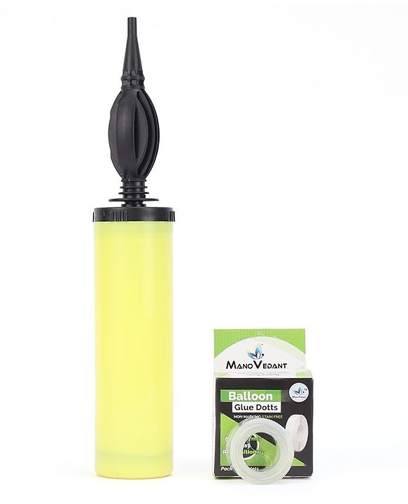 Babyhug Handheld Balloon Air Pump | Easy-to-Use Inflator for Birthdays, Weddings, Baby Showers & Special Events | Lightweight & Compact Design | Fast, Efficient Balloon Pumping | Colour May Vary