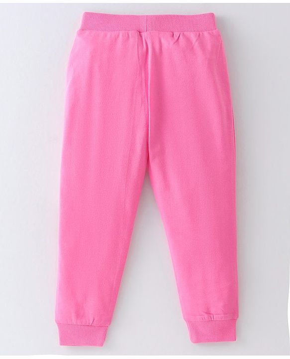 Babyhug Cotton Jersey Knit Full Length Lounge Pant Unicorn Print Pack Of 2 - Multicolor