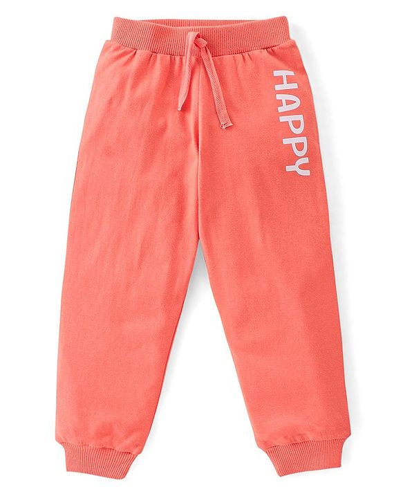 Babyhug Cotton Full Length Lounge Pants Striped Pack of 3 - Pink & Blue