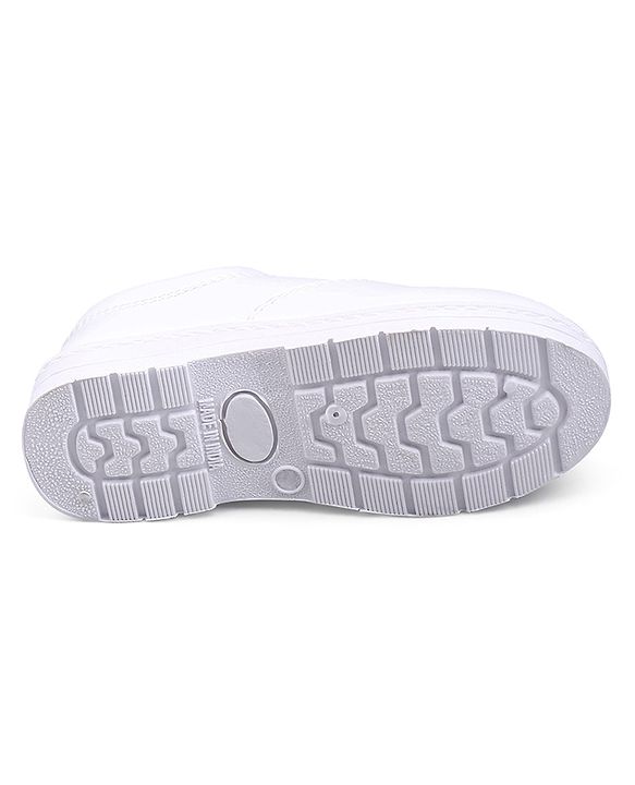 Pine Kids Lace Up School Shoes with - White