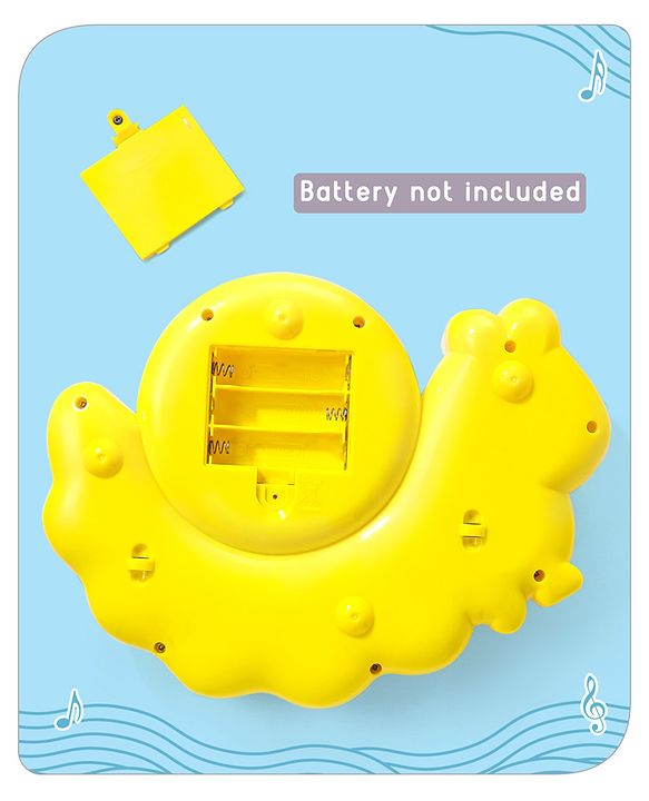 Babyhug Learn N Play Caterpillar Musical Drum Piano With Lights and Animal Sounds| Volume Control Early Educational Learning Toy| Musical Toy with Flashing Lights Drum Piano for 3 Years+ Kids| Gifting Toy| BIS Certified