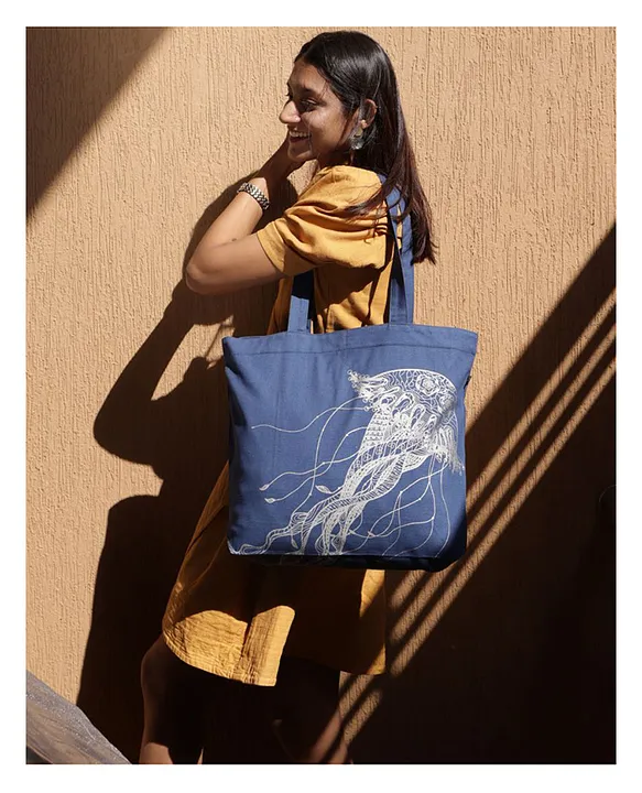 Buy Aware-wolf Tote Bags By Ecoright Online at Best Prices in India -  JioMart.