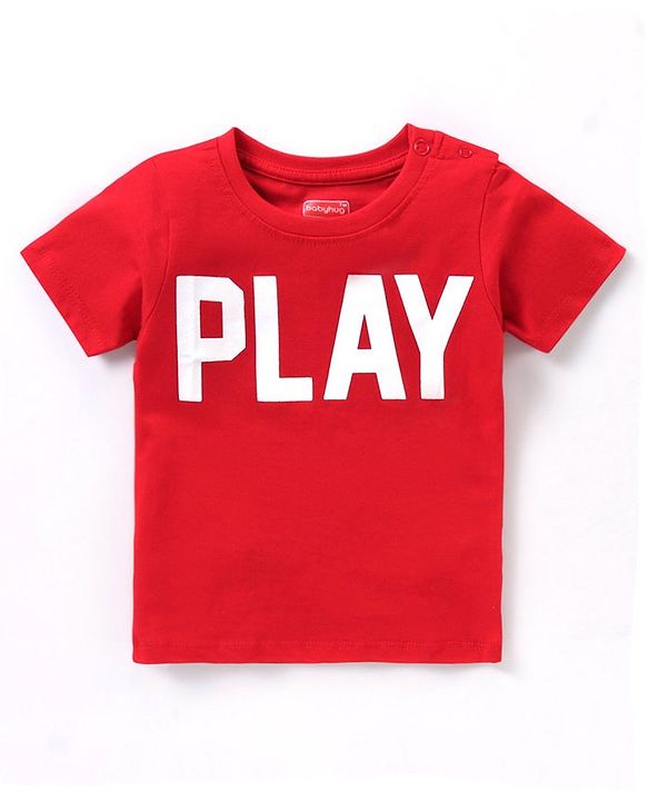 Babyhug Cotton  Half Sleeves T-Shirt With Text Graphics Pack of 3 - Multicolour