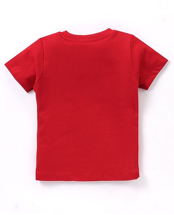 Babyhug Cotton  Half Sleeves T-Shirt With Text Graphics Pack of 3 - Multicolour