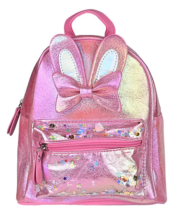 Low-Cost Wholesale Silver Glitter NGIL Canvas School Backpack In Bulk |  MommyWholesale.com